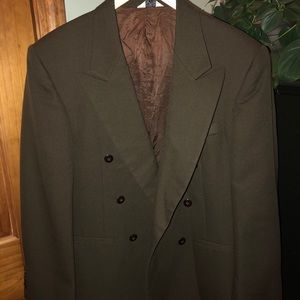 Cianni Cellini Solid Olive Suit Top